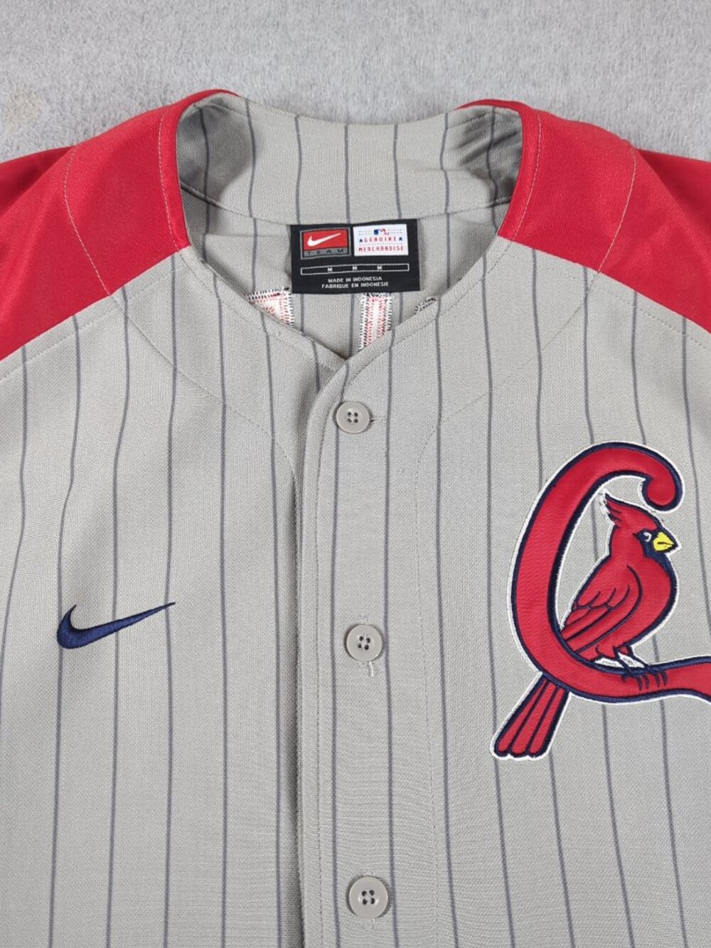 Scott Rolen #27 St Louis Cardinals Nike Team Jersey Pinstripe Vintage MLB
